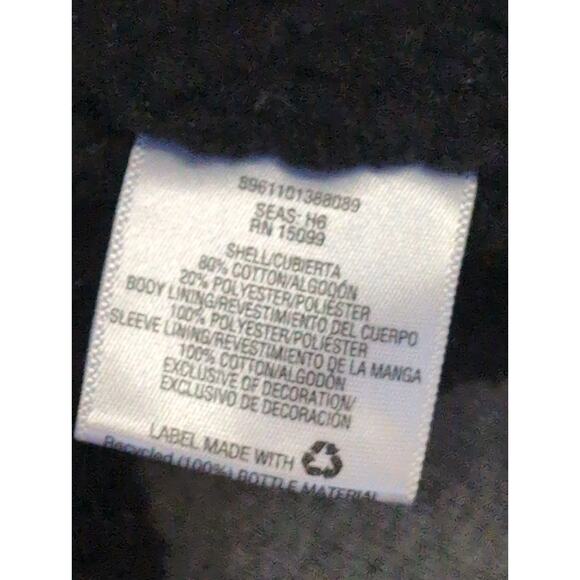 Vintage Sears Roebuck & Co Heavyweight Full Zip Hoodie Jacket Distressed Flag L - Picture 5 of 5